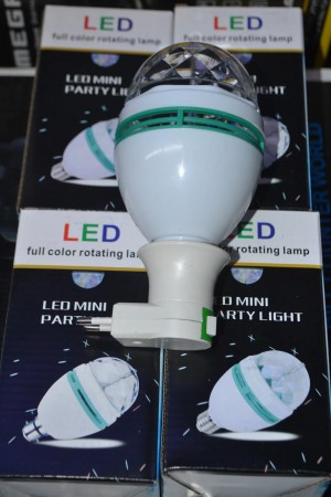  Вращается светодиодная диско лампа LED MINI Party LIGHT
