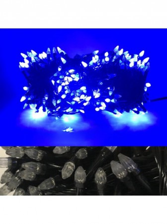 Гирлянда Нить КОНУС 400-лампочек(синий)