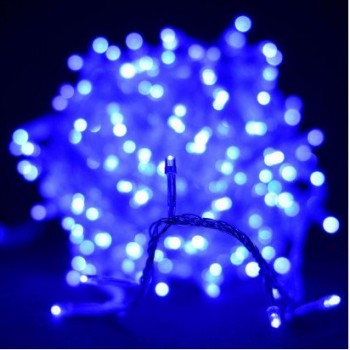 Гирлянда Нить 300-лампочек LED цвет синий